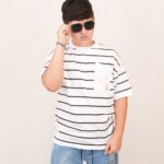 تیشرت رینگری جیب دار