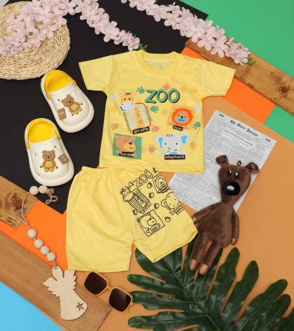 تیشرت شلوارک zoo 71481 - تصویر 3